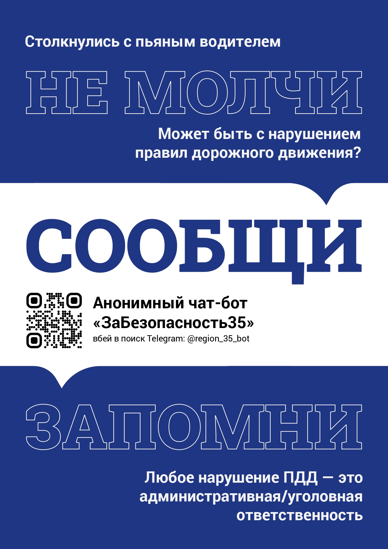 Региональный чат бот по противодействию правонарушений Правил дорожного движения.
